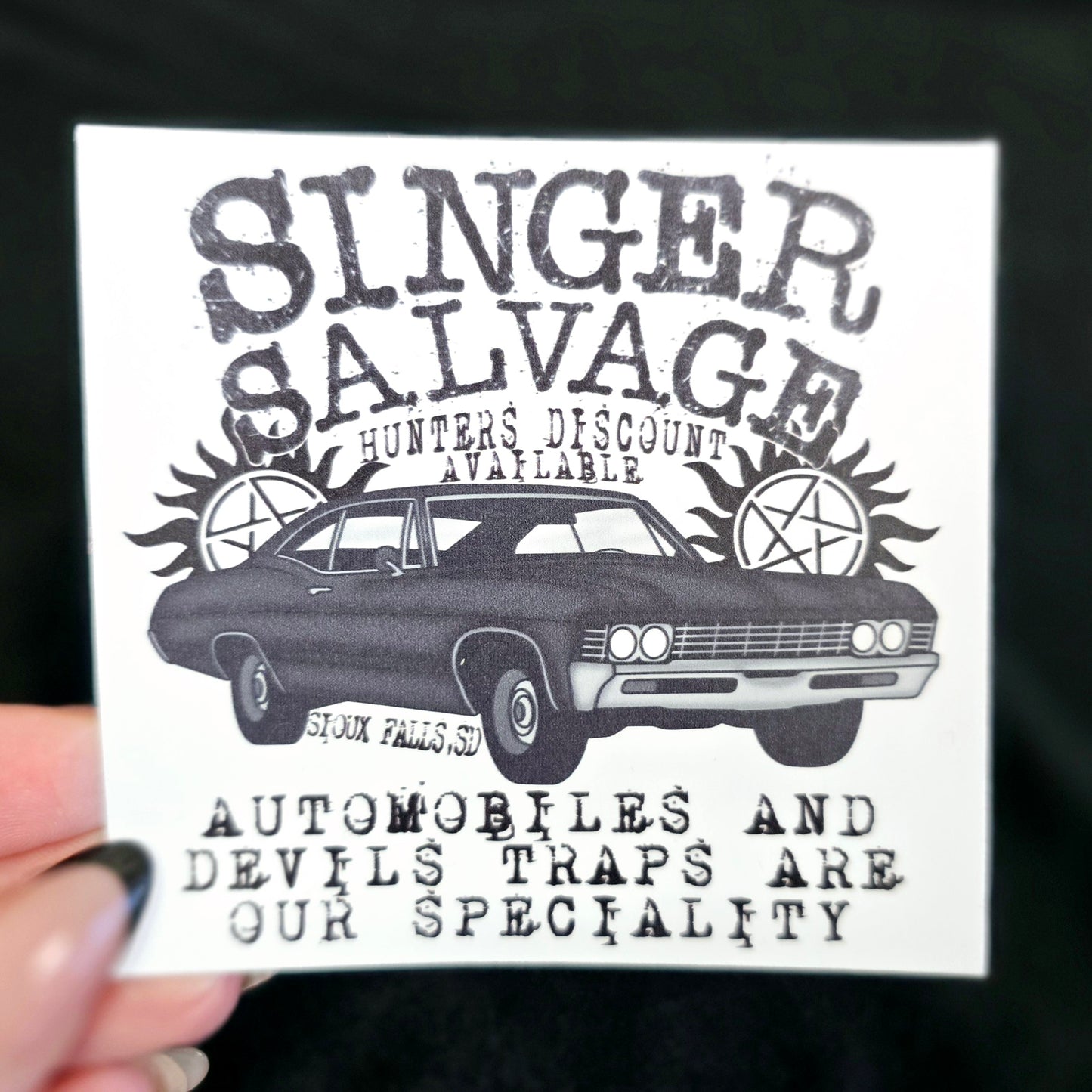 The Winchesters Vinyl Sticker Set