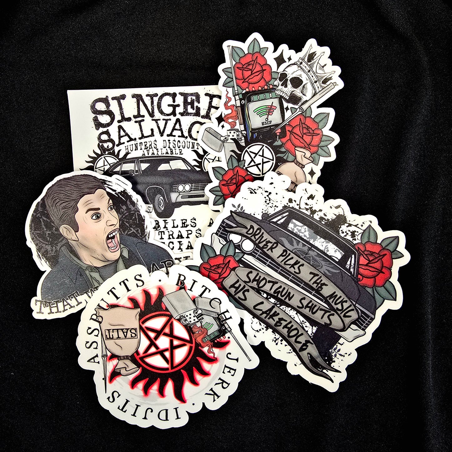 The Winchesters Vinyl Sticker Set