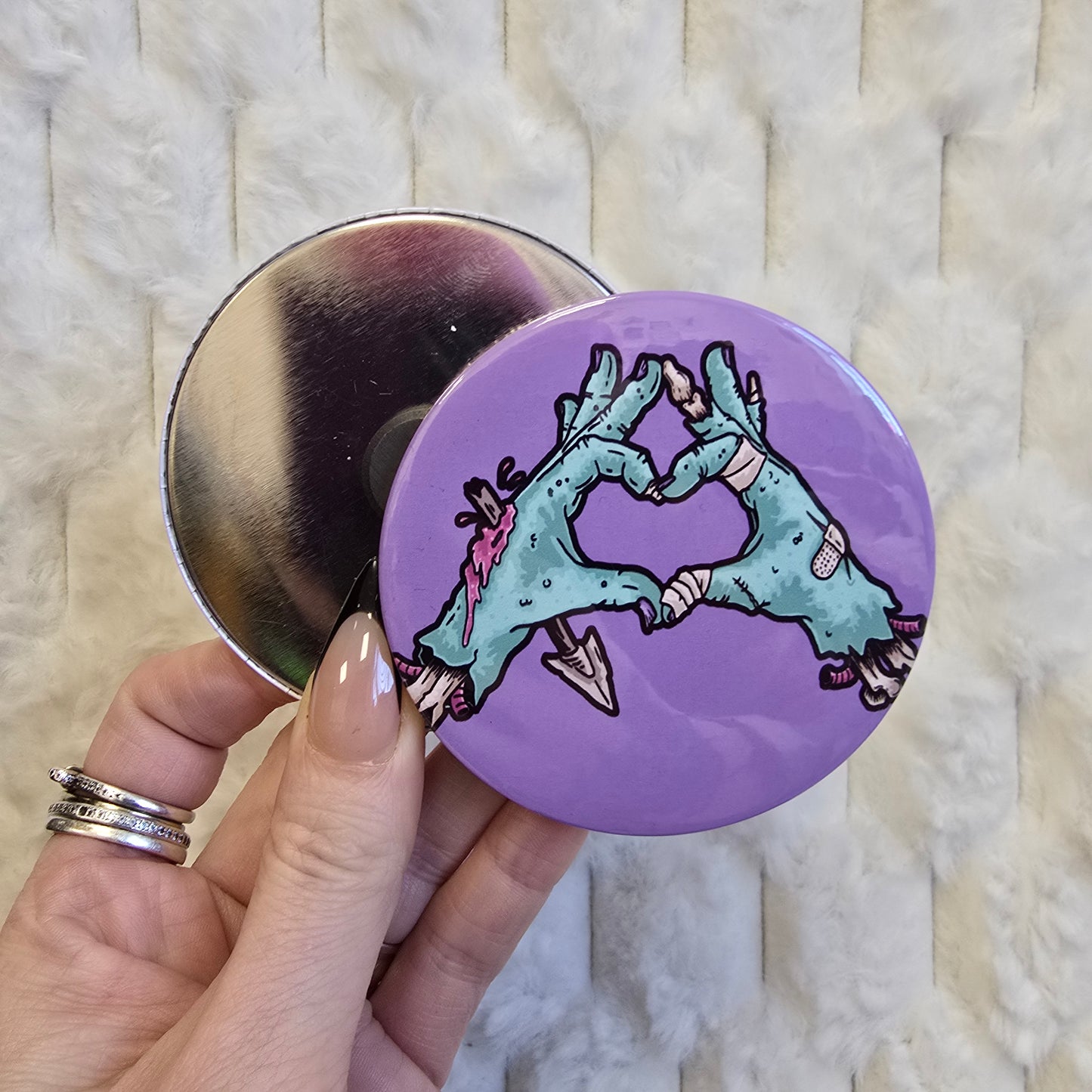 Zombie Heart XL Fridge Magnets