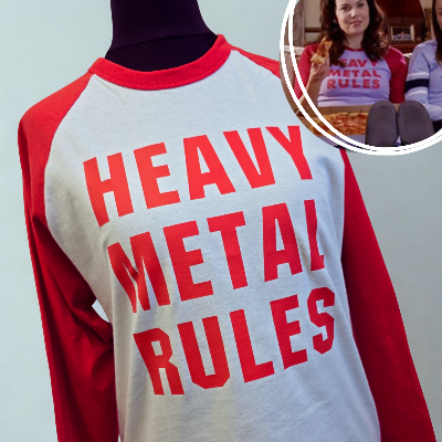 Heavy Metal Rules Baseball T-shirt