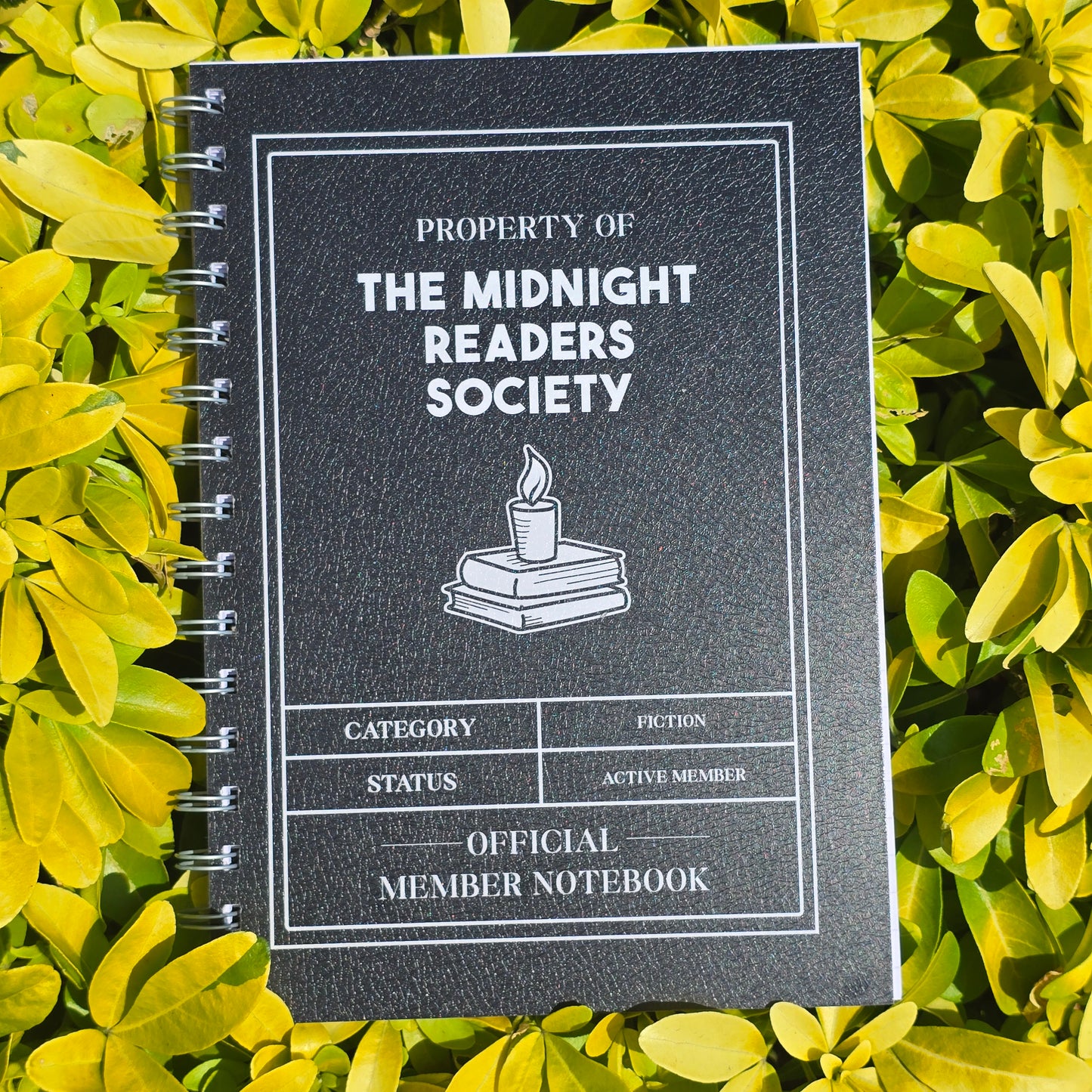 Midnight Readers Lined Notebook (Leather Effect Finish)