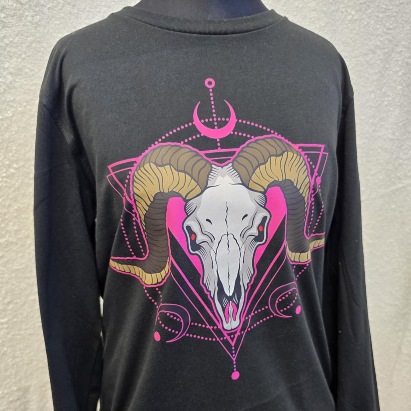 Pink Ram Long Sleeved T-shirt