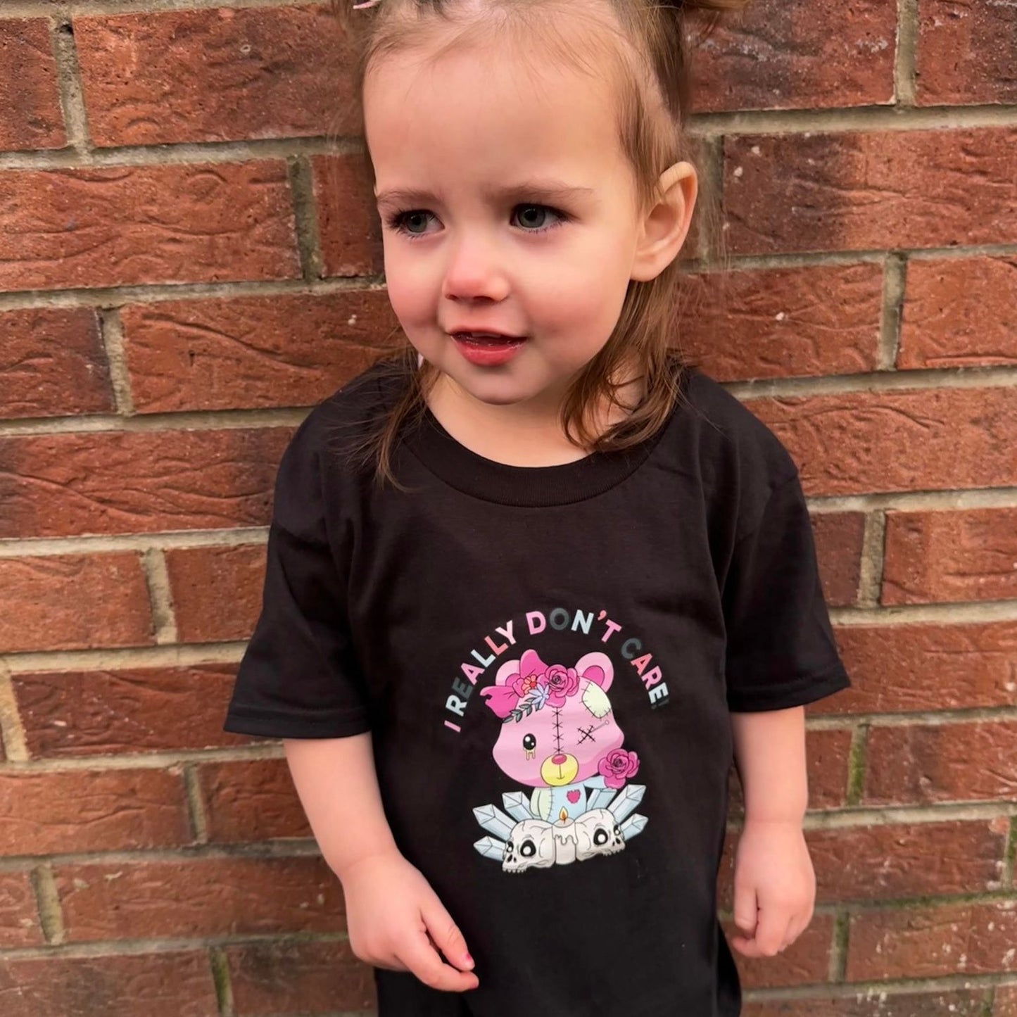 Don't Care Bear - Kids T-shirt
