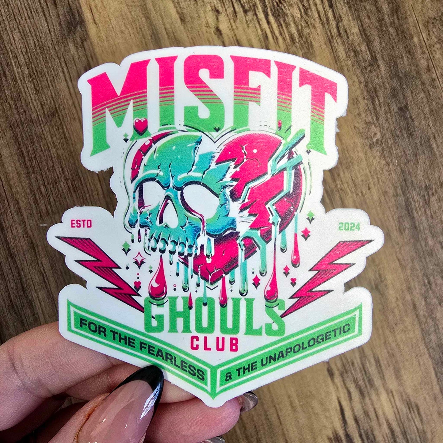 Misfit Ghouls Club Vinyl Sticker