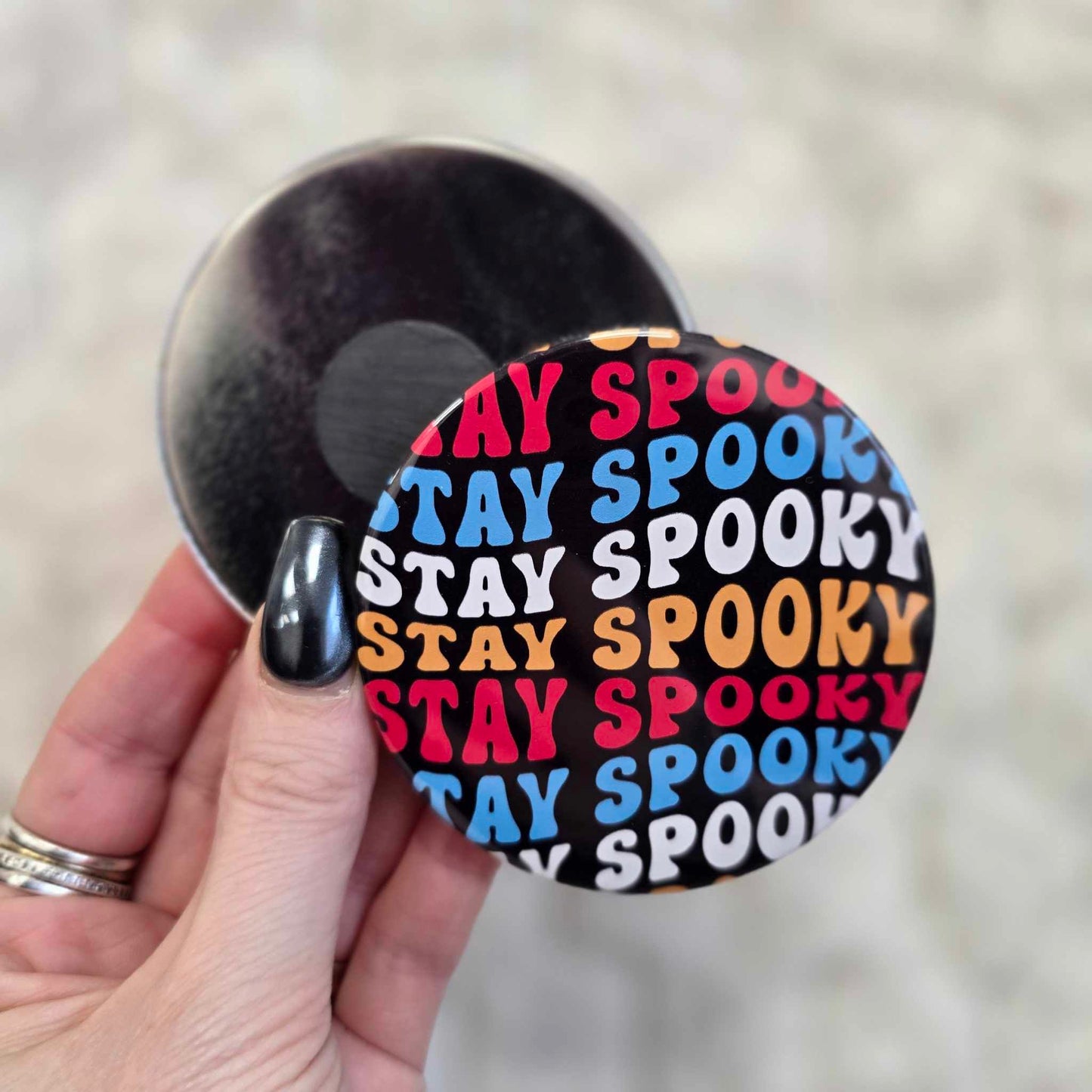 Stay Spooky Text XL Fridge Magnets