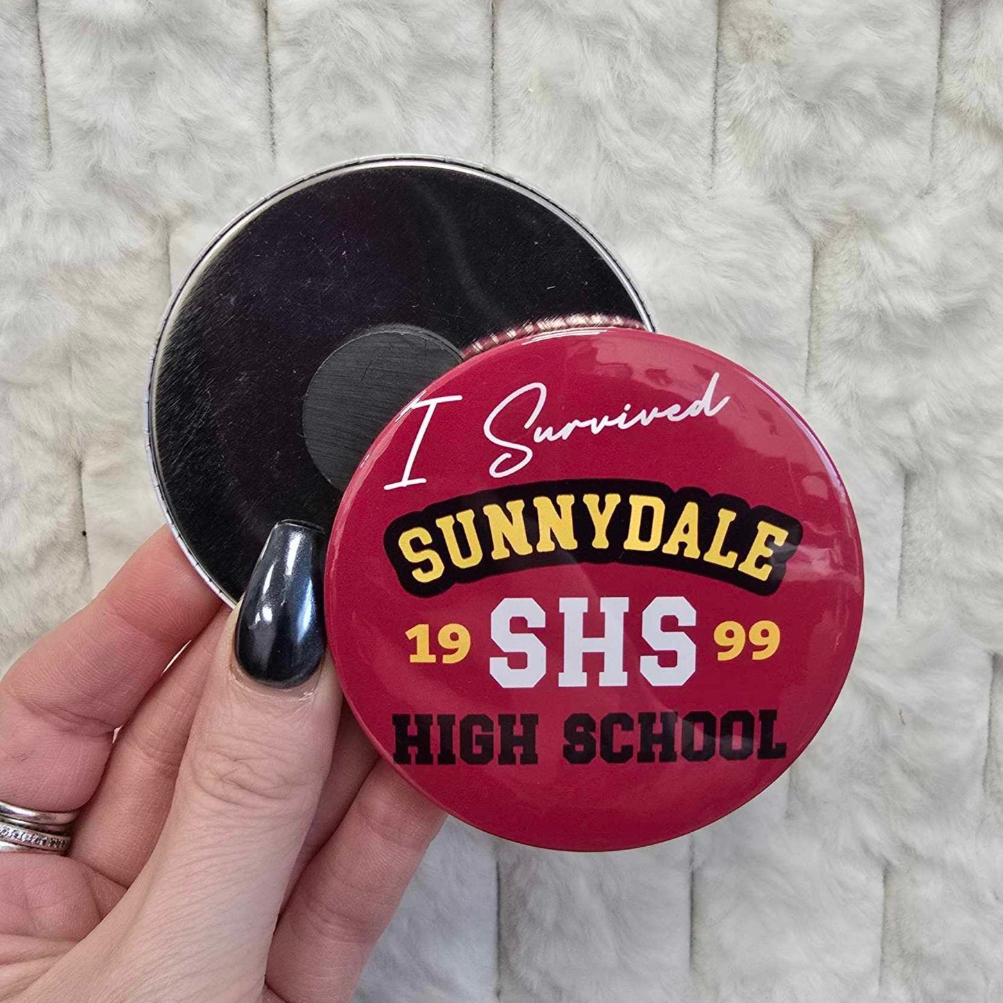 I Survived Sunnydale XL Fridge Magnets