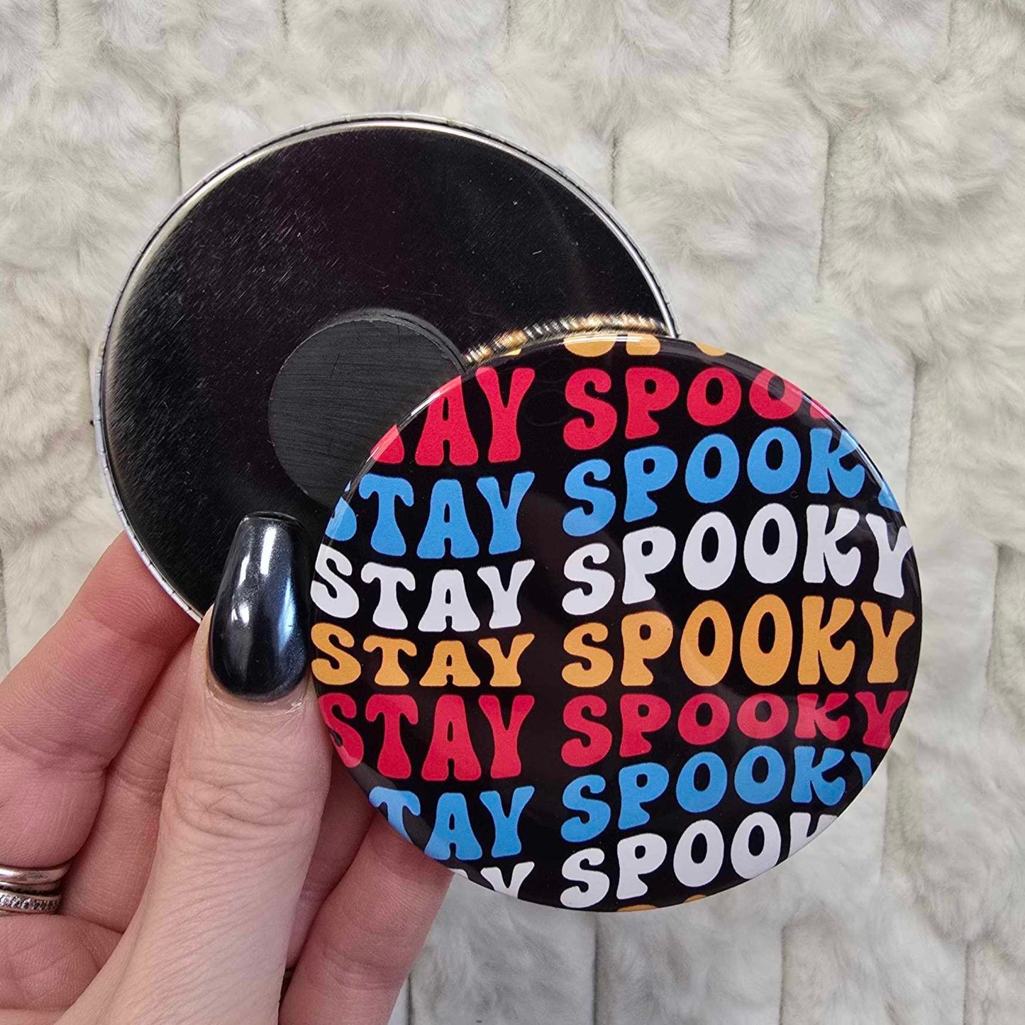Stay Spooky Text XL Fridge Magnets