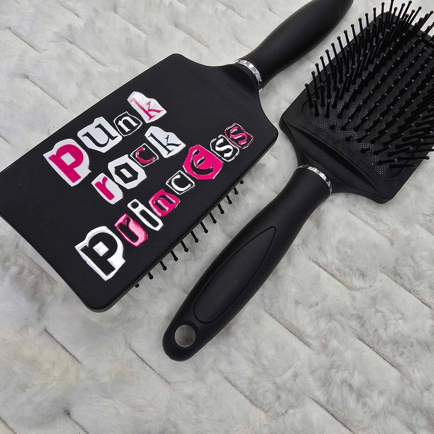 Punk rock Princess Paddle Hair Brush