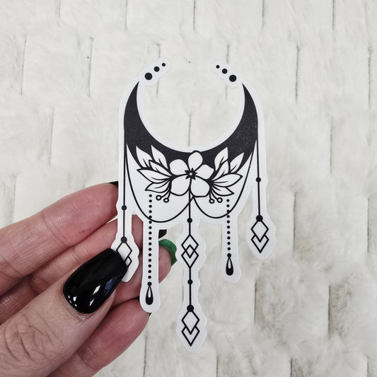 Celestial FlowerVinyl Sticker