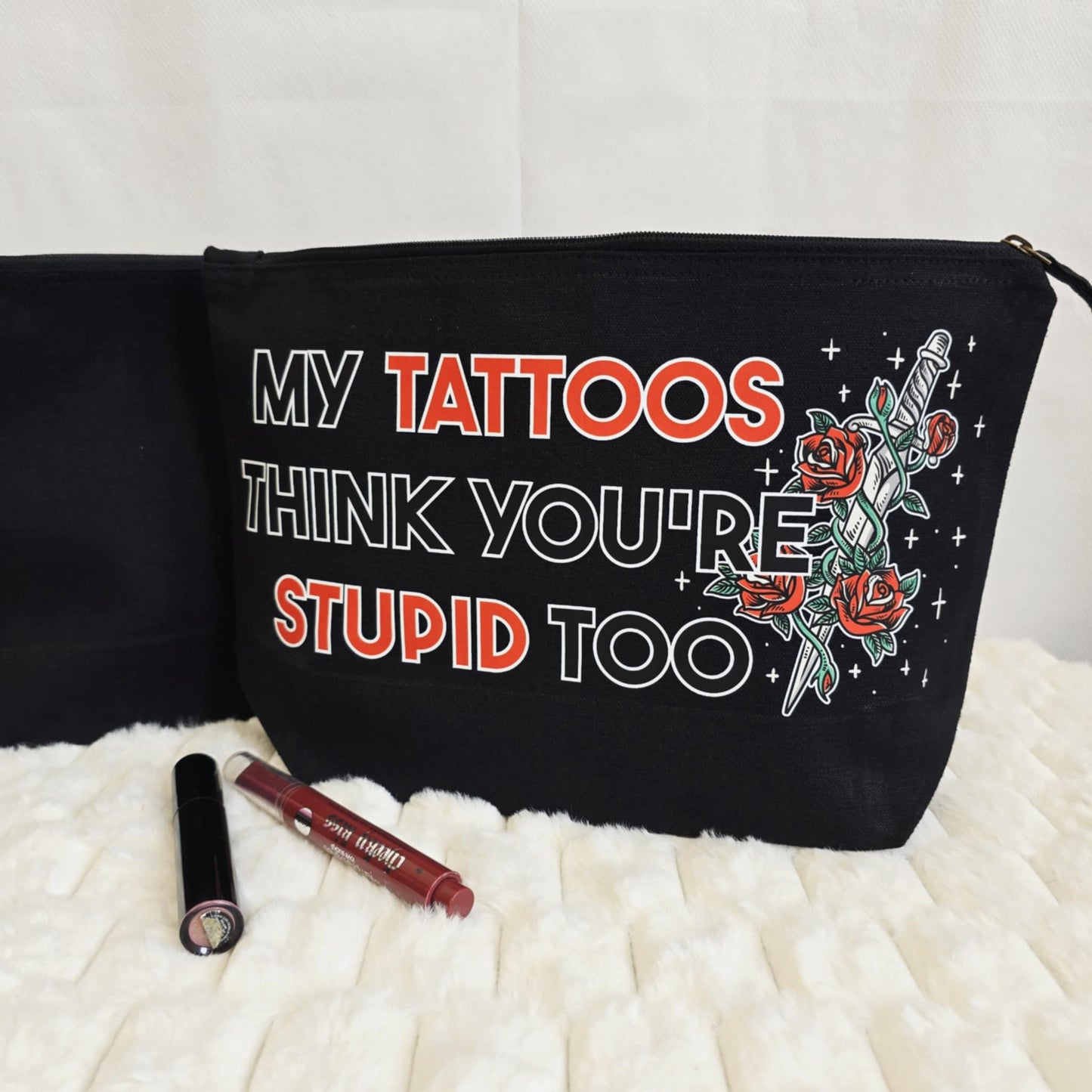Stupid Tattoos - Recycled Luxe Canvas Bag