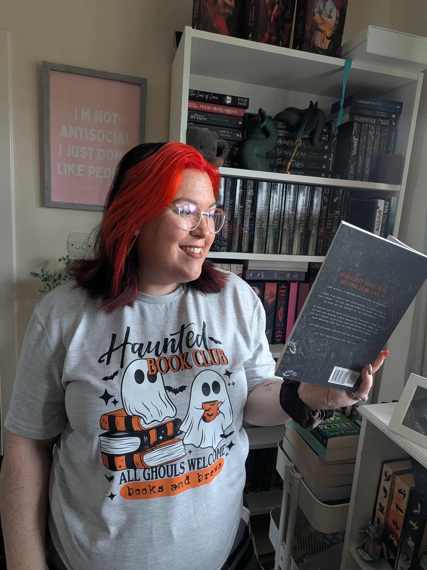 *New* Haunted Book Club Relaxed Fit Tee