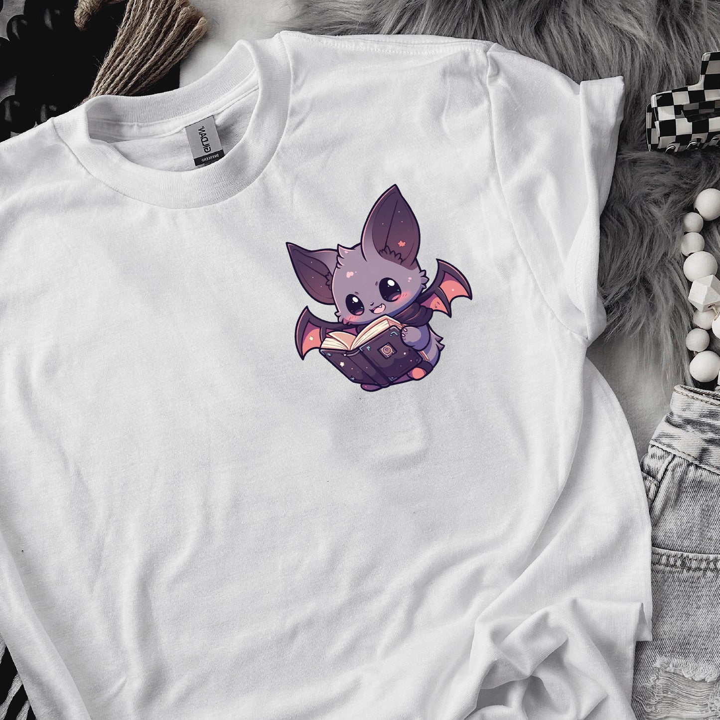 Batty About Books Relaxed Fit Tee