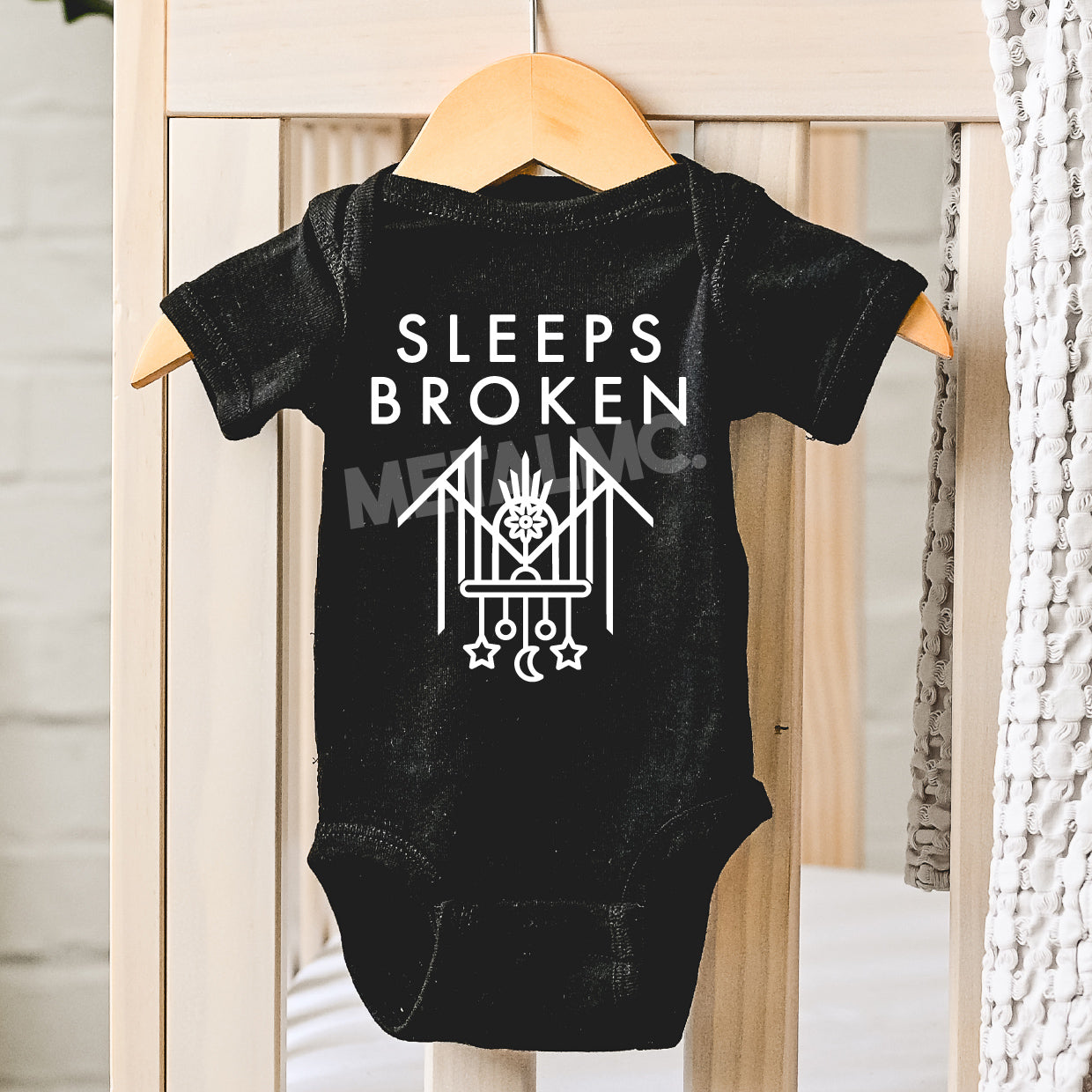 Sleeps Broken Baby Vest