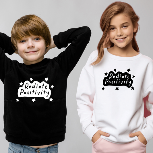 Kids Sweatshirt Radiate Positivity