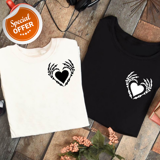 Bone Heart Relaxed Fit Tee