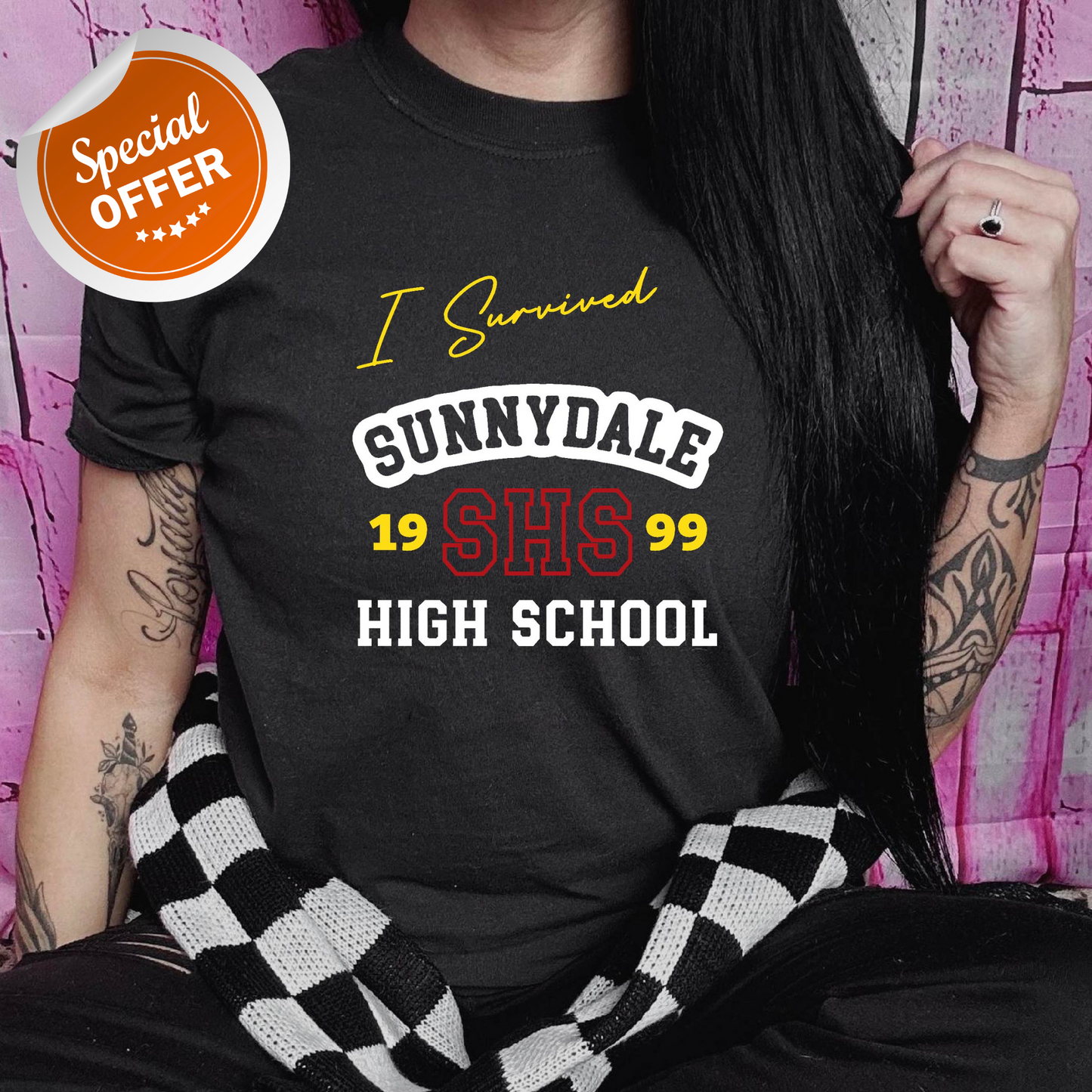 I Survived Sunnydale (BTVS) Relaxed Fit Tee