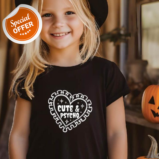 Cute & Psycho  - Kids T-shirt