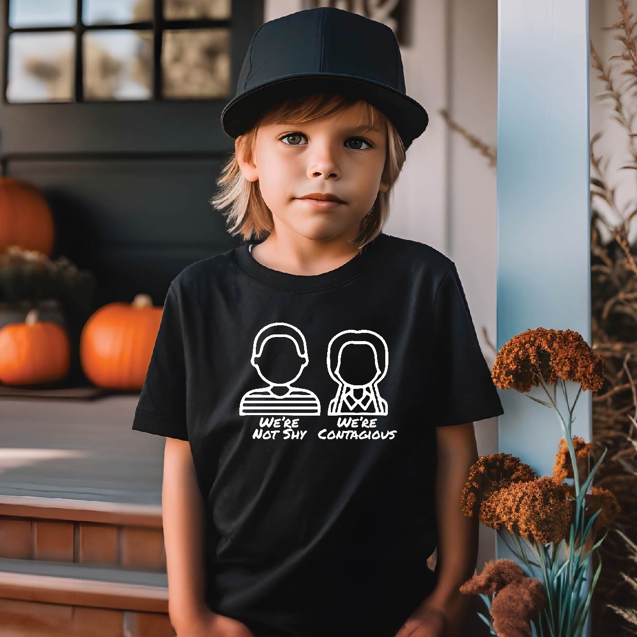 We're Not Shy - Kids T-shirt