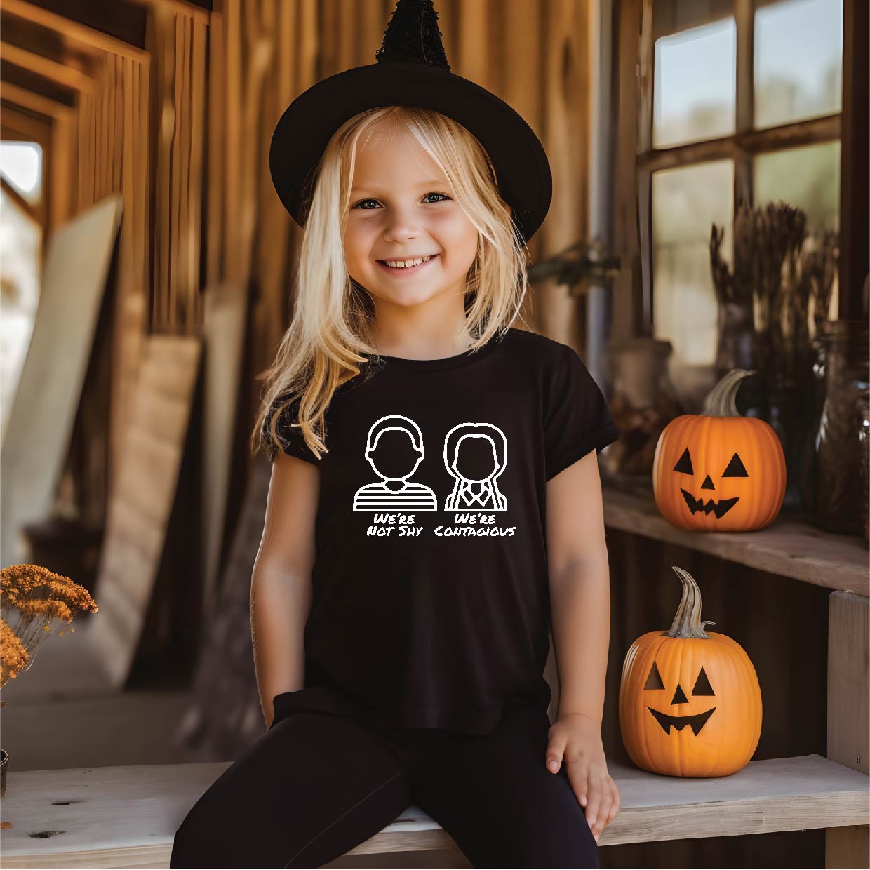 We're Not Shy - Kids T-shirt