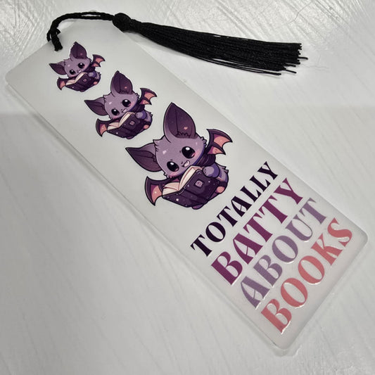 Totally Batty About Books Bookmark