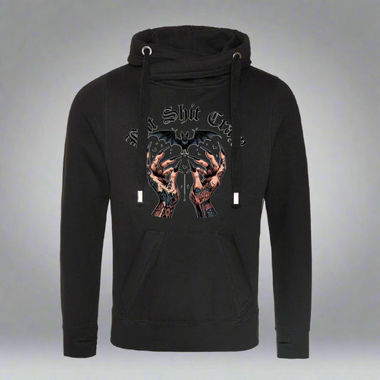 Bat Shit Crazy Cross Neck Hoodie