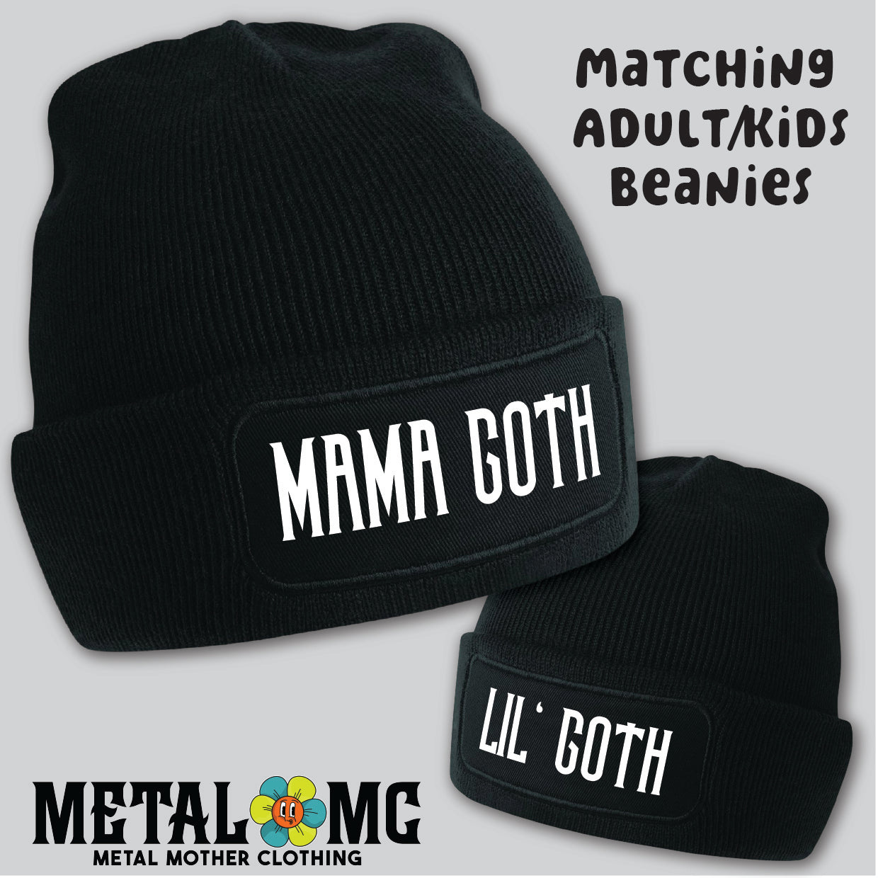Matching Beanies - Goth