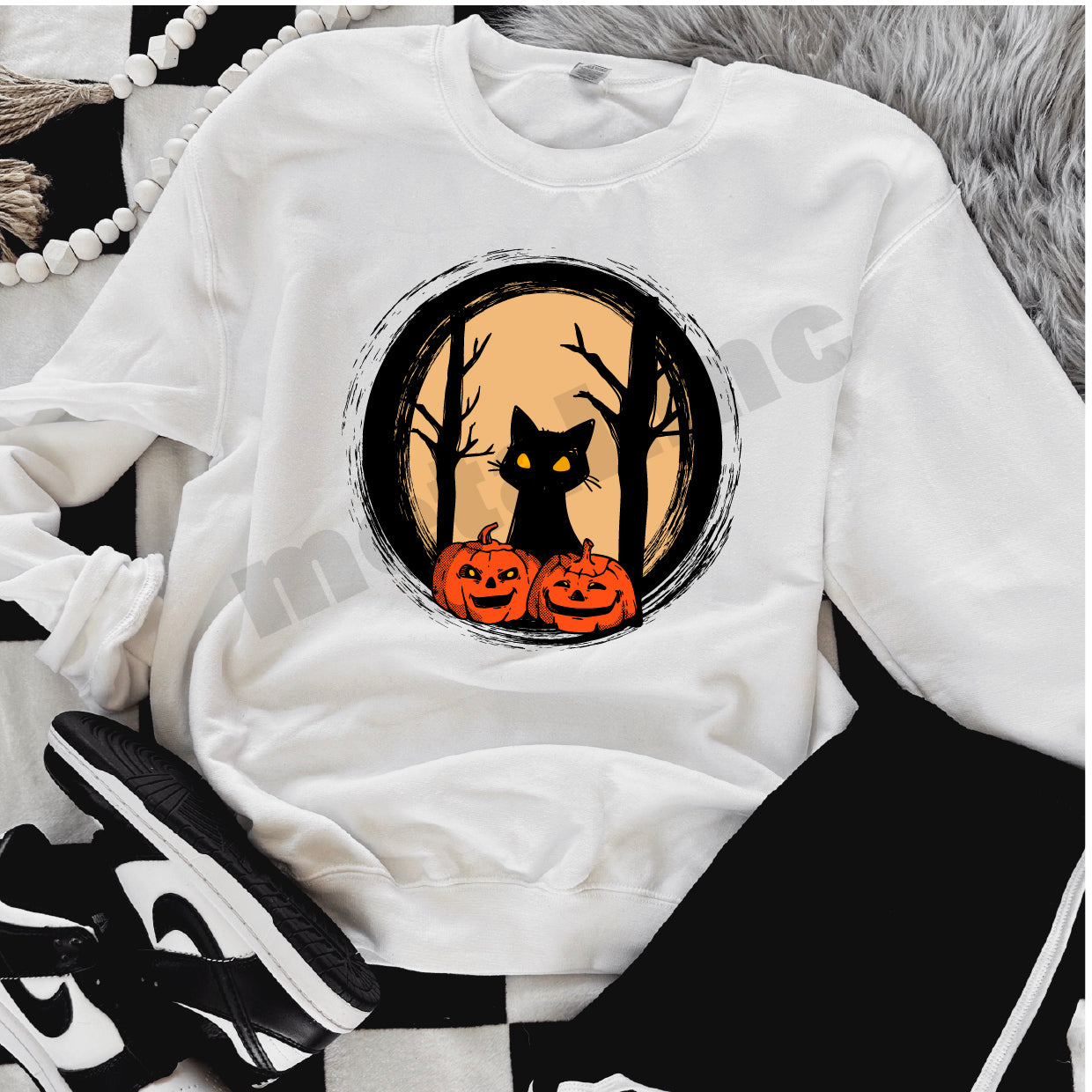 *New* Black Cat Orchid Sweatshirt