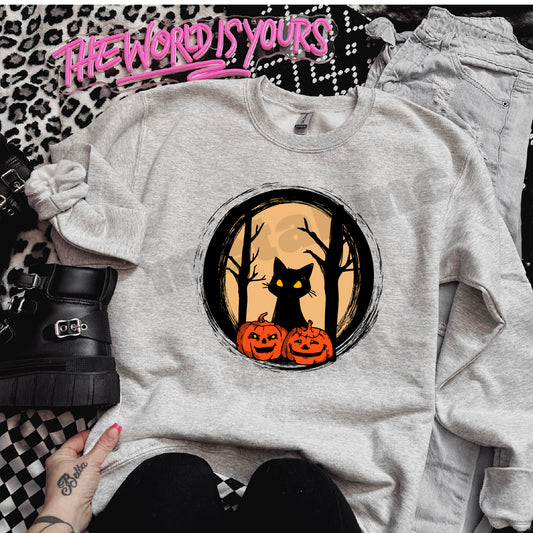 *New* Black Cat Orchid Sweatshirt