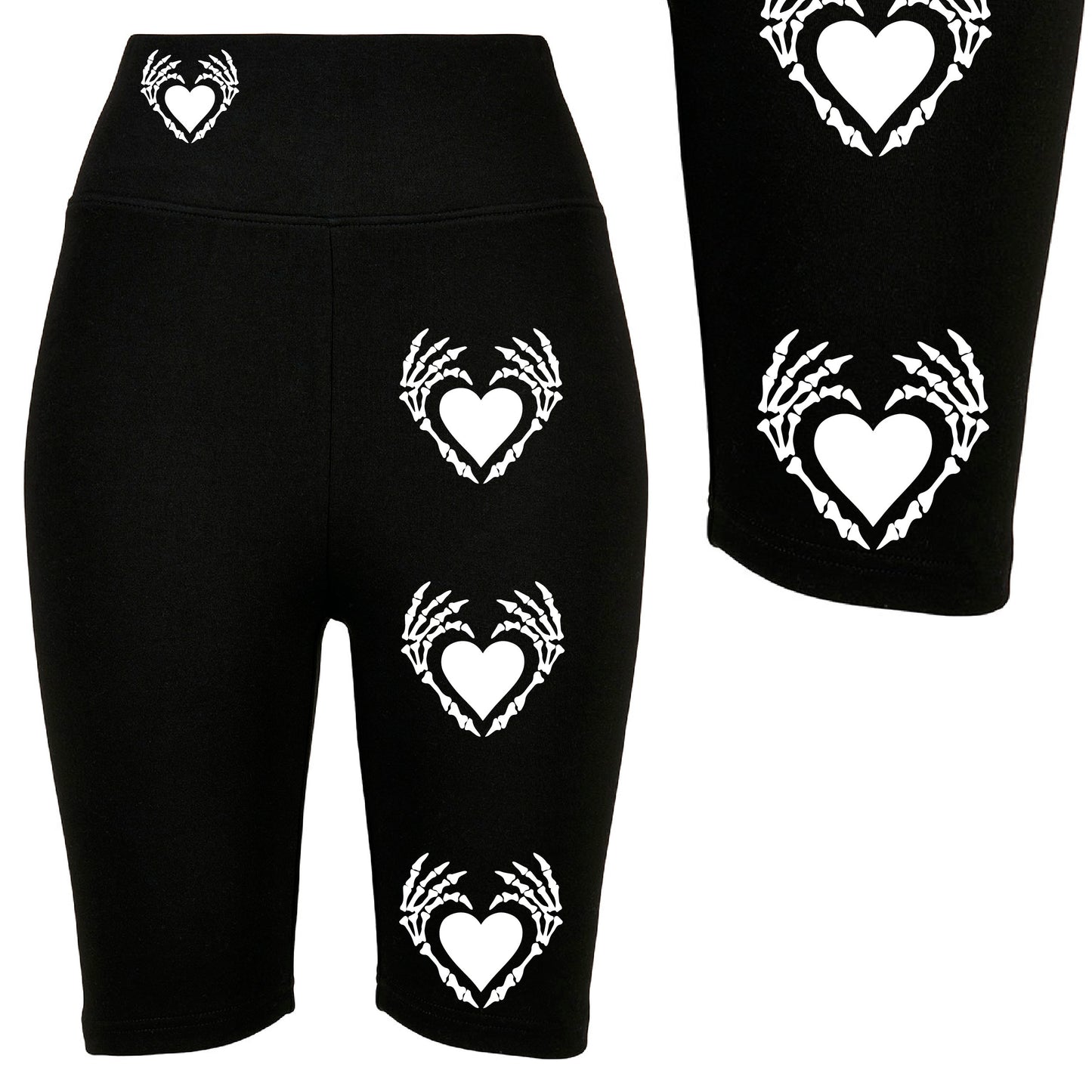 Bone Heart Cycle Shorts