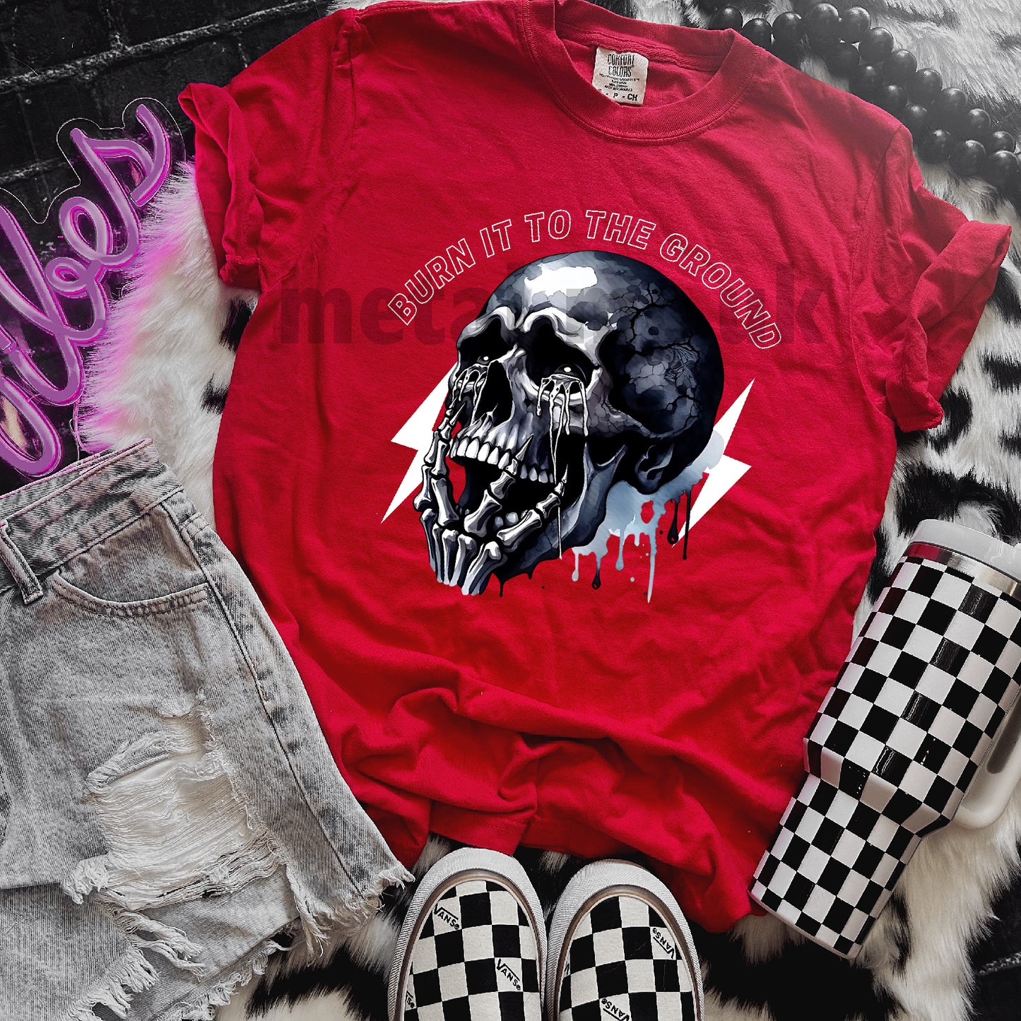 Burn It To The Ground Relaxed Fit Tee