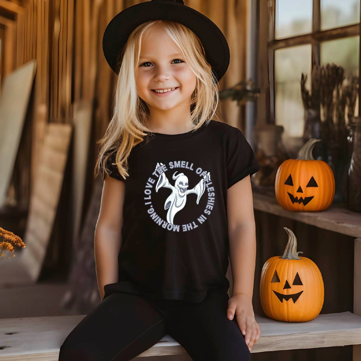I Love The Smell Of Fleshies - Kids T-shirt