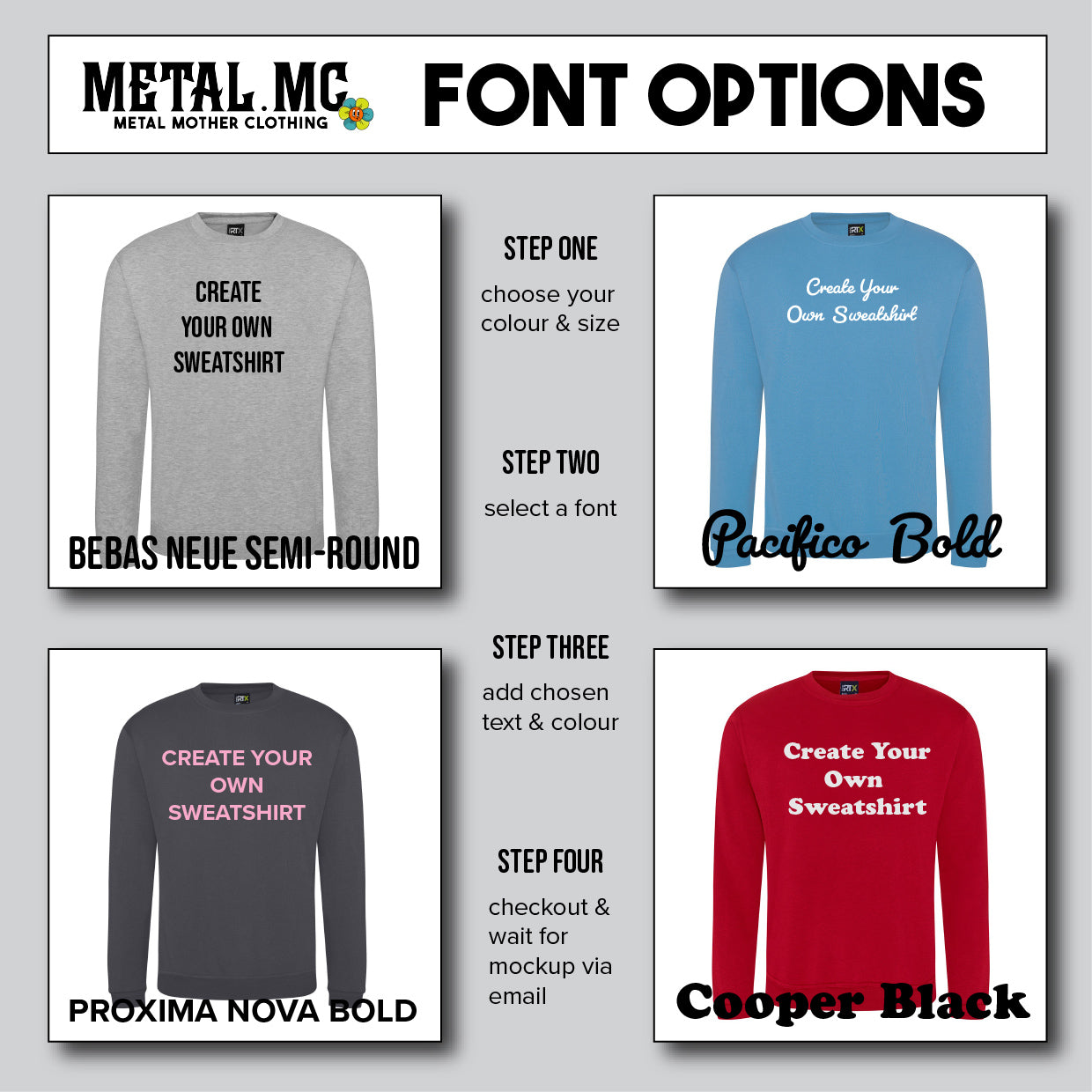 'CREATE YOUR OWN' Sweatshirt