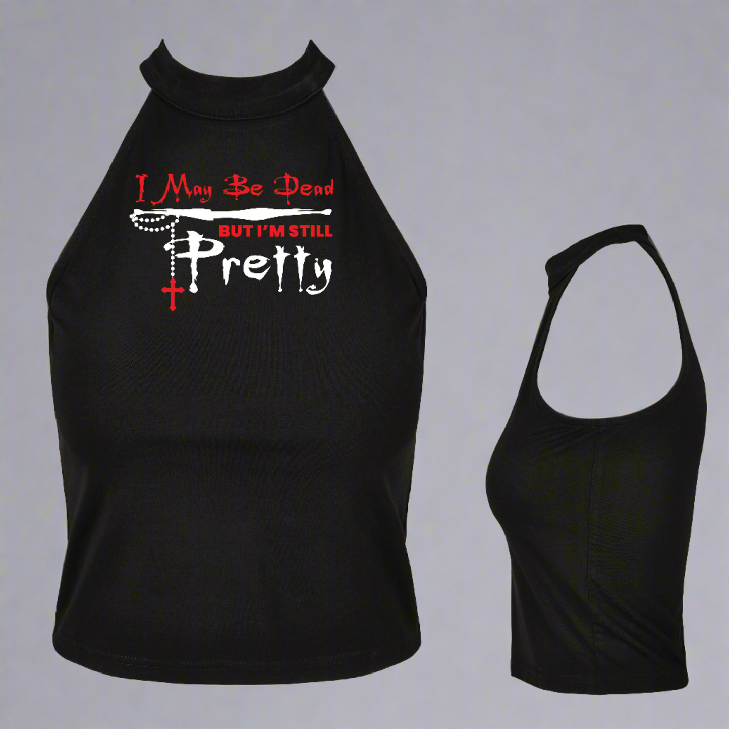 I May Be Dead (BTVS) Turtleneck Cropped Top