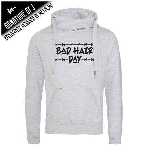 Bad Hair Day Cross Neck Hoodie