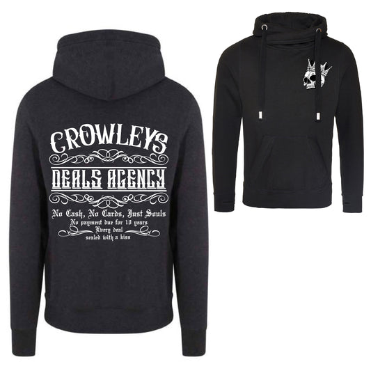 Crowley's Deals Agency (SPN) Cross Neck Hoodie