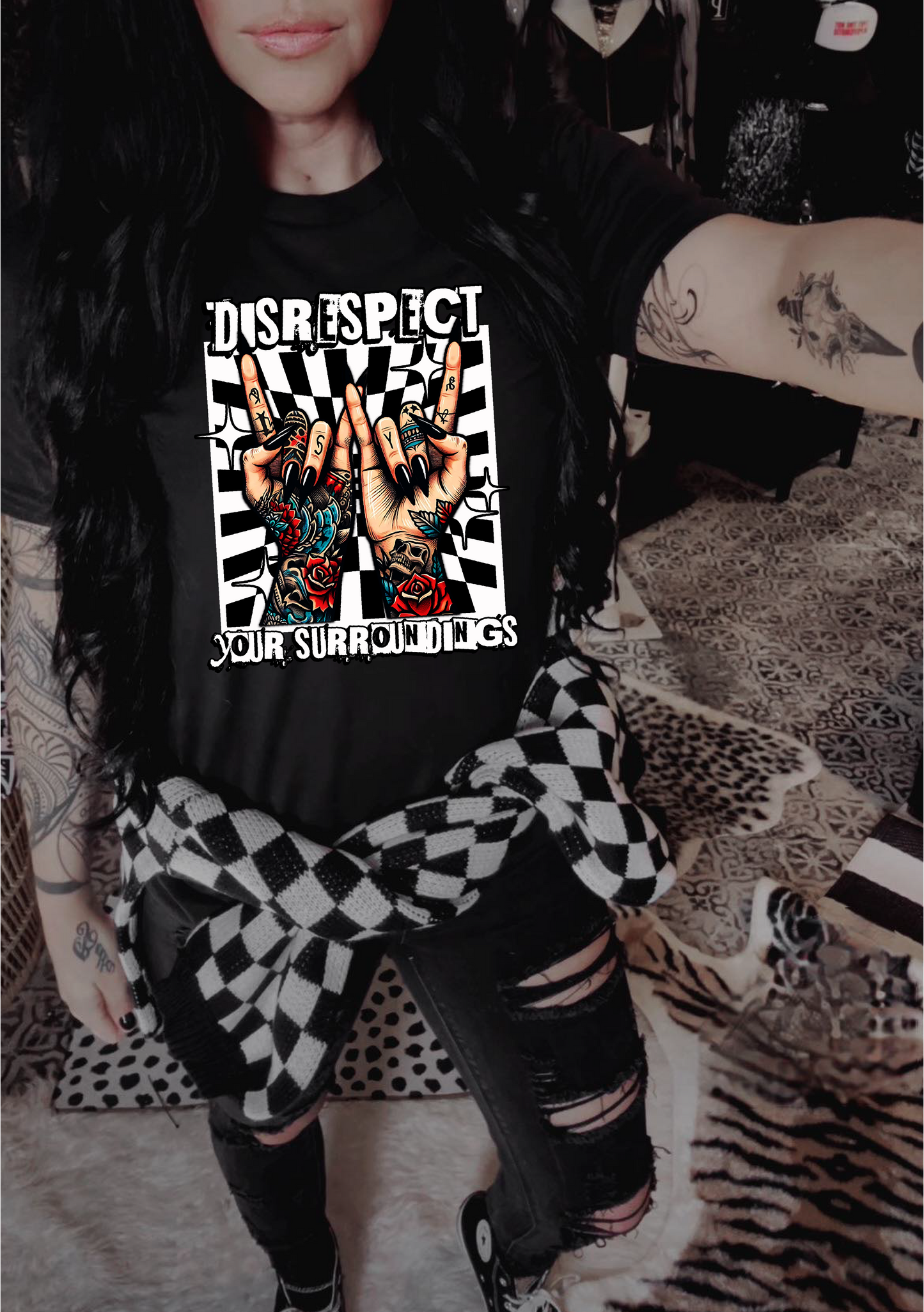 Disrespect Your Surroundings Relaxed Fit Tee