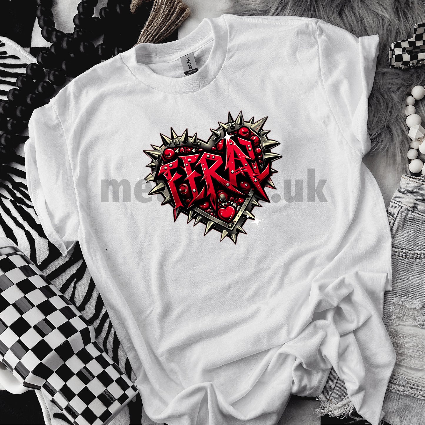 Feral Heart Relaxed Fit Tee