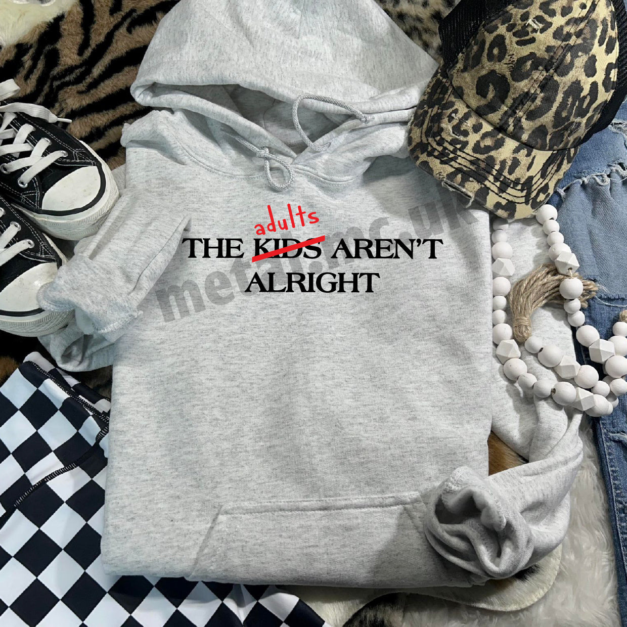 The Adults Aren't Alright Overhead Hoodie