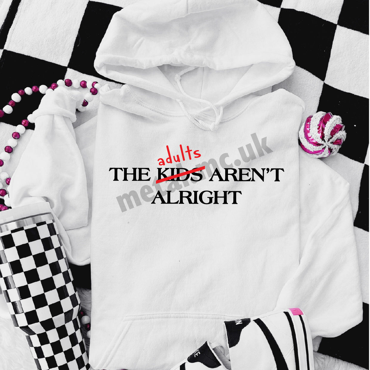 The Adults Aren't Alright Overhead Hoodie