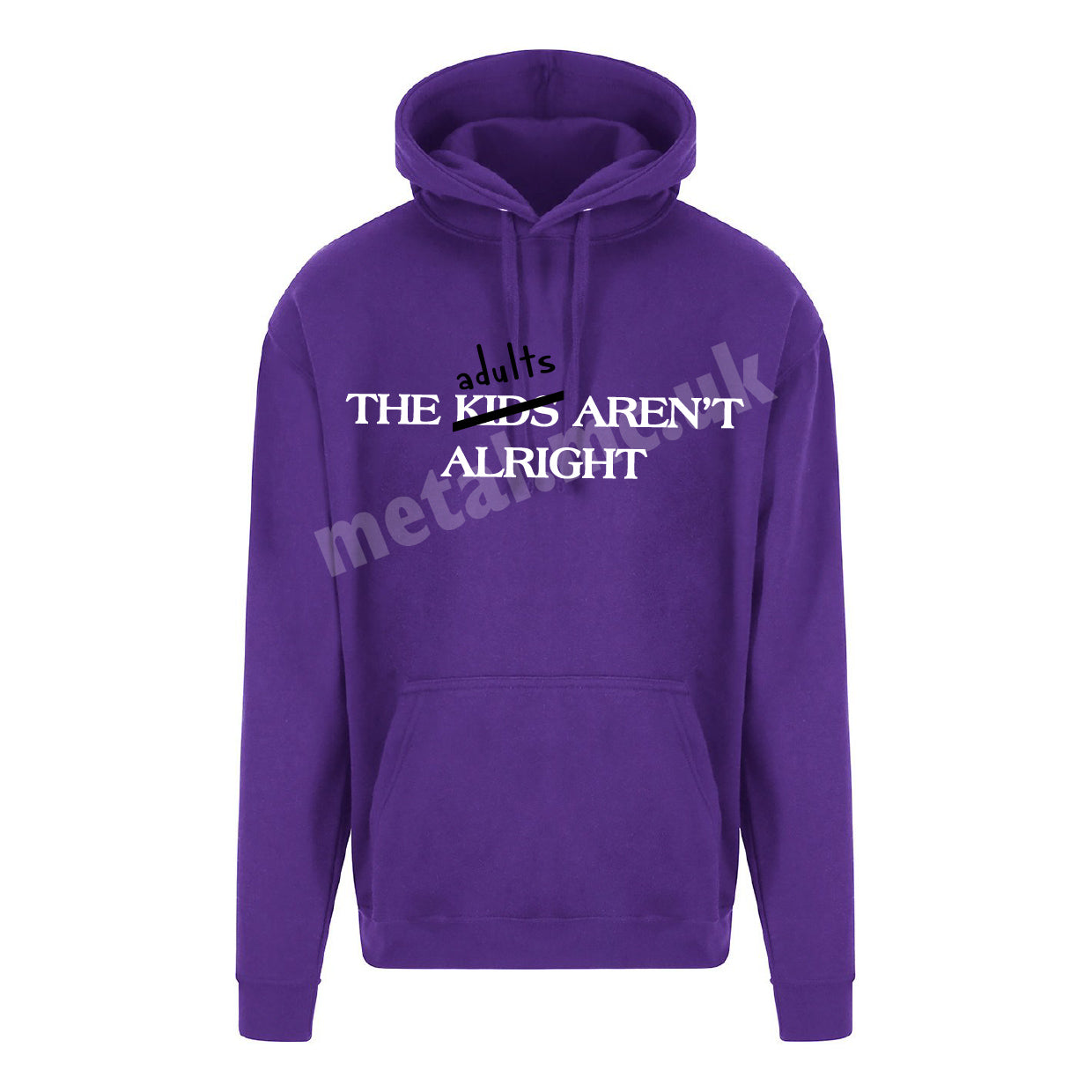 The Adults Aren't Alright Overhead Hoodie