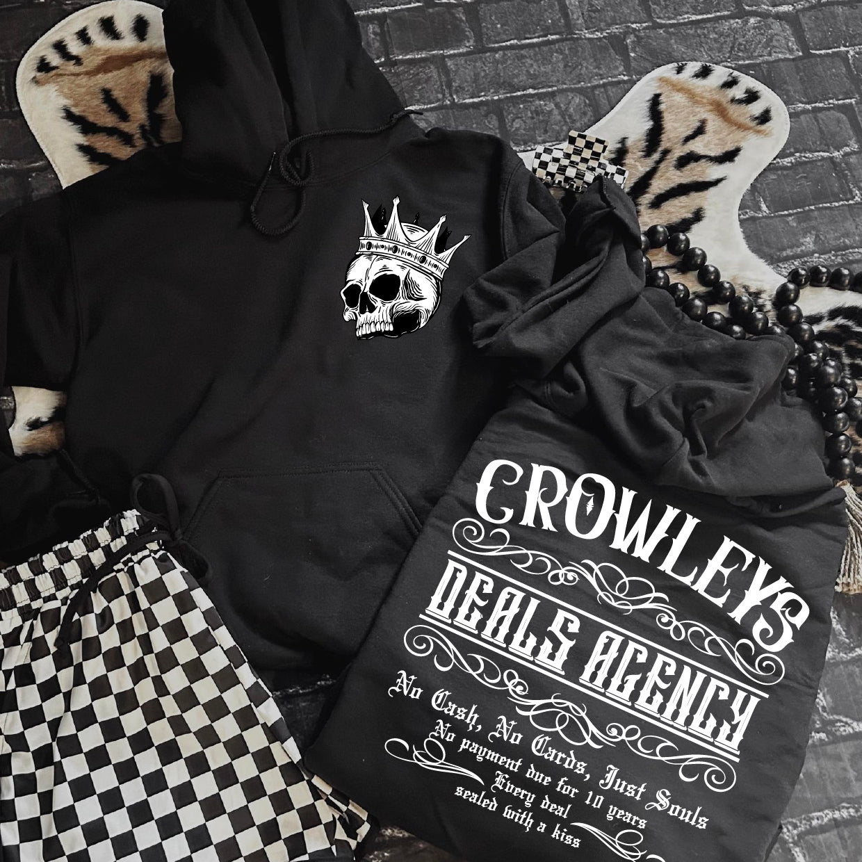 Crowley's Deals Agency (SPN) Overhead Hoodie