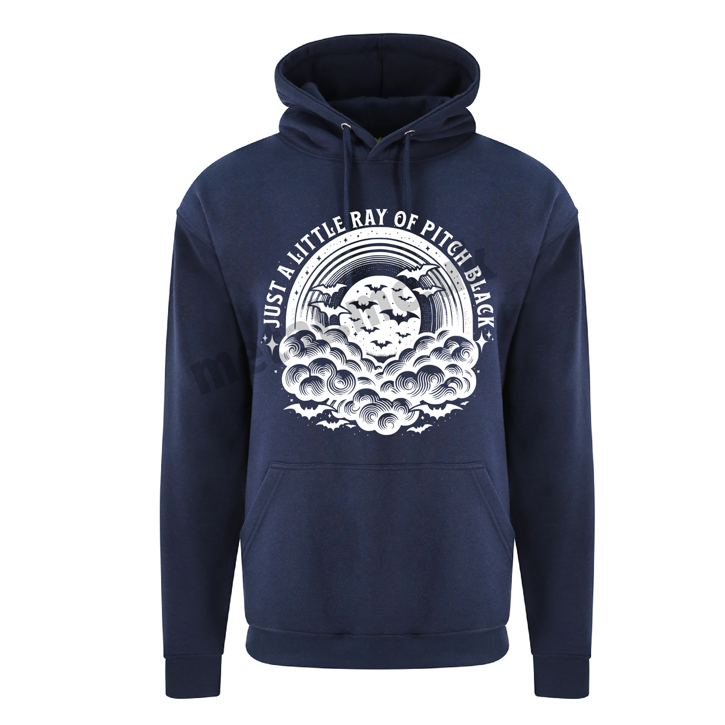 Little Ray Of Pitch Black Overhead Hoodie