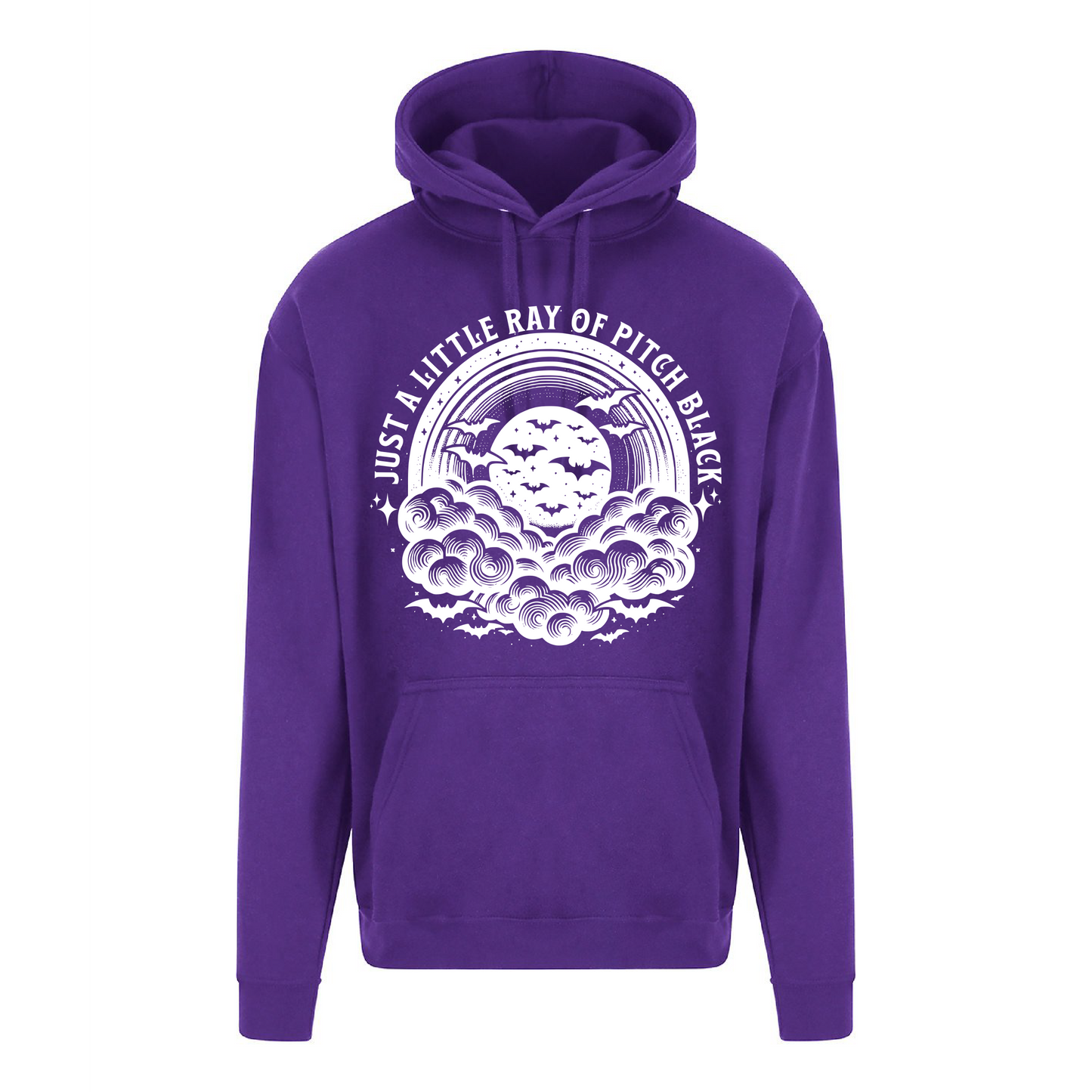Little Ray Of Pitch Black Overhead Hoodie