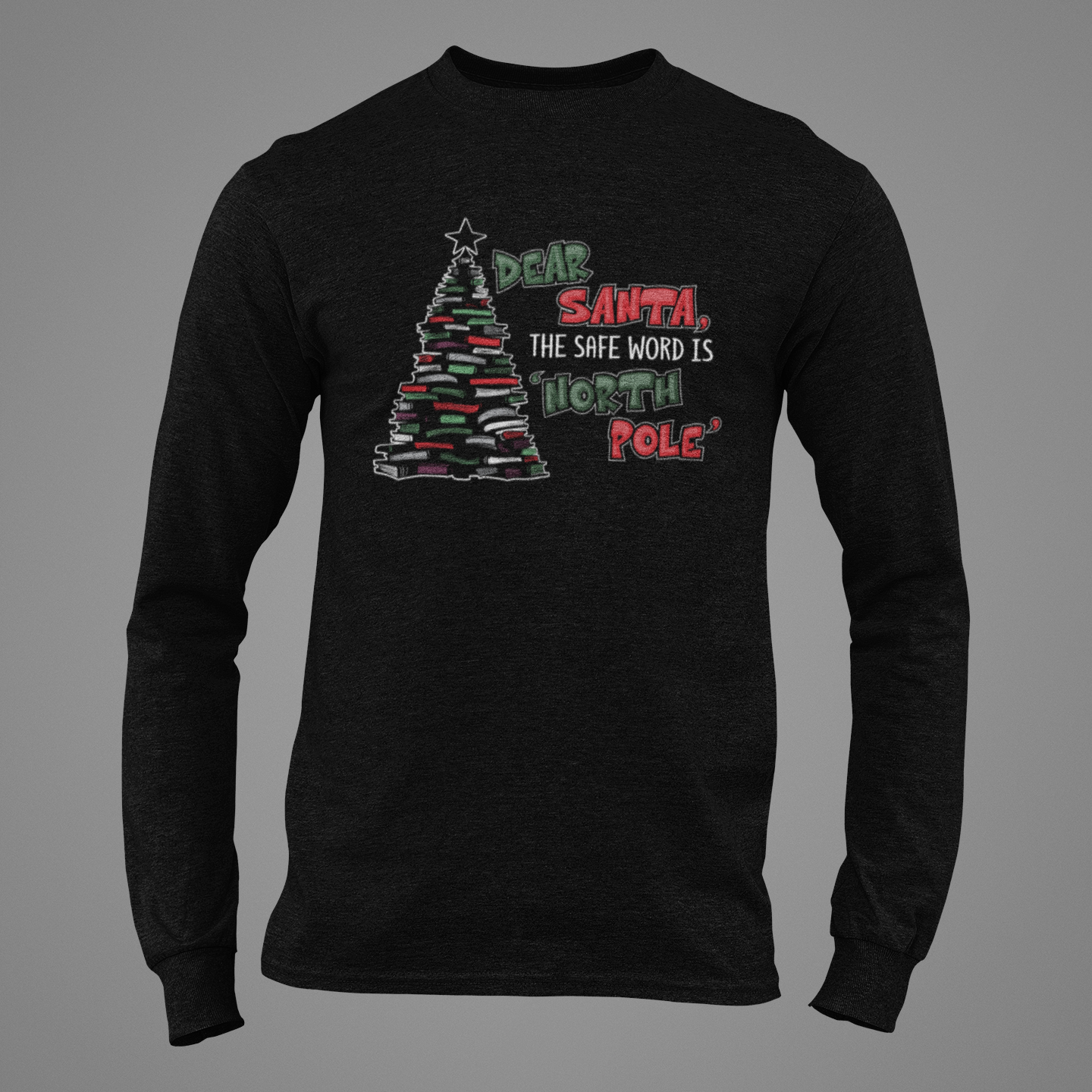 Dear Santa Christmas Long Sleeve Tee