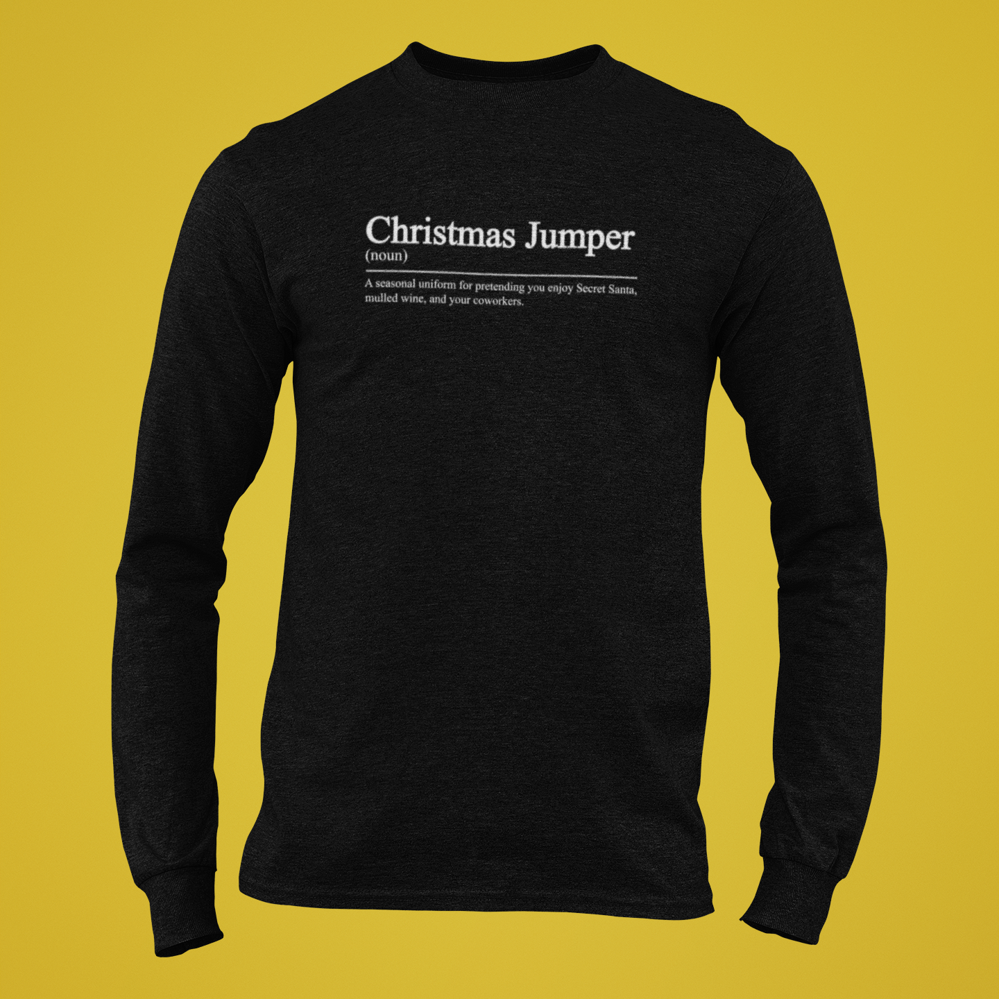 Dictionary Definition Christmas Long Sleeve Tee