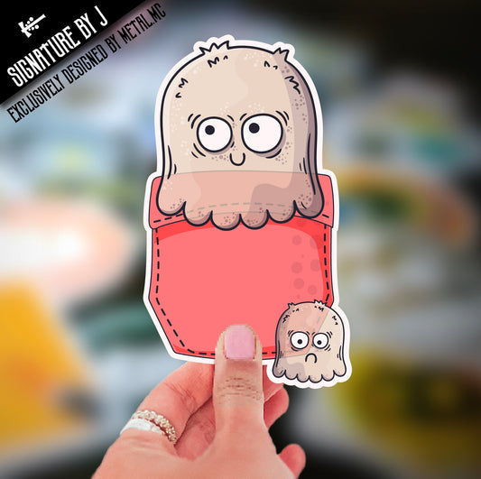 *Special Edition* 'Gary The Ghoul' Pocket Critter Vinyl Sticker