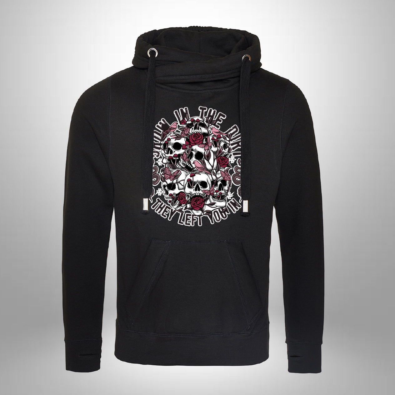 Grow In The Dirt Cross Neck Hoodie