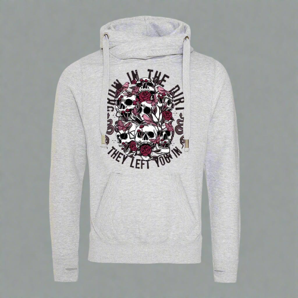 Grow In The Dirt Cross Neck Hoodie