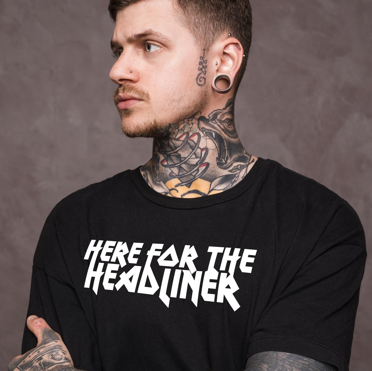 Here For The Headliner Relaxed Fit Tee