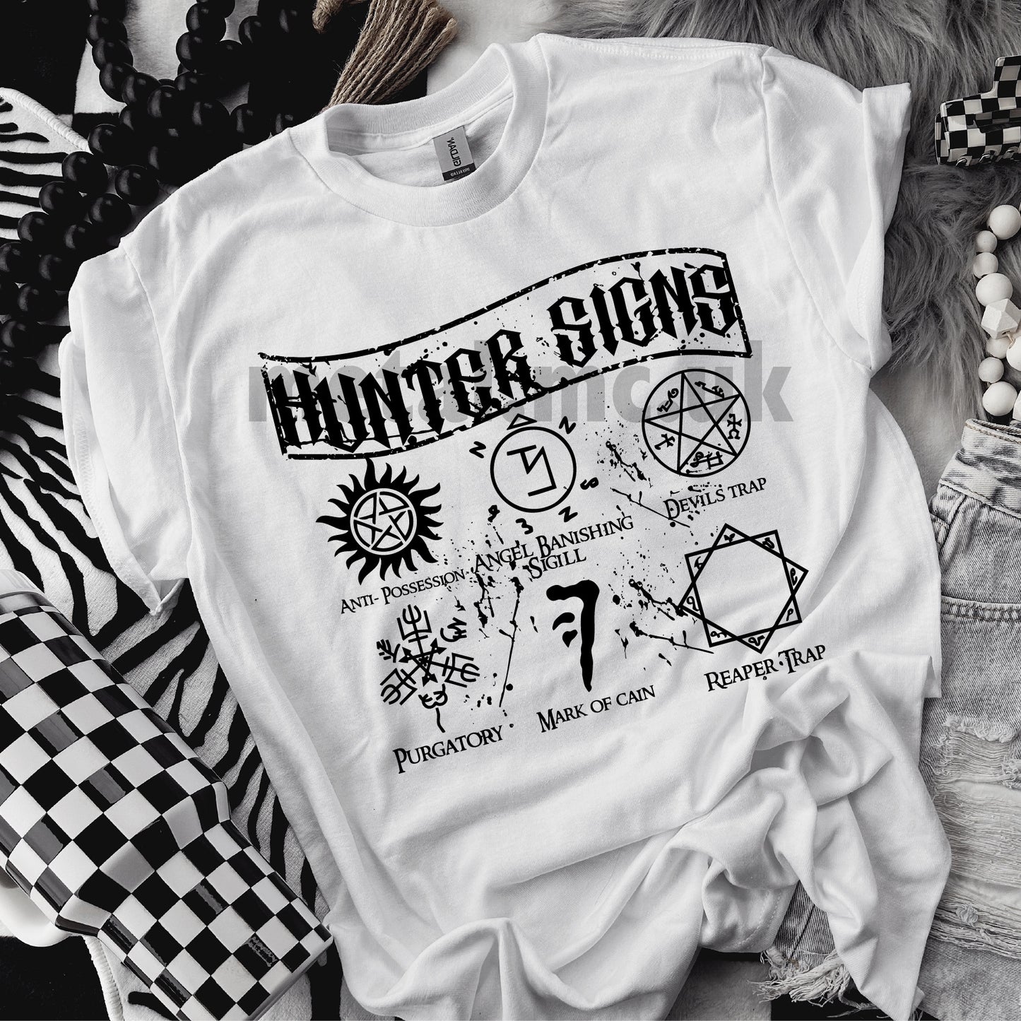 Hunter Signs (SPN) Relaxed Fit Tee